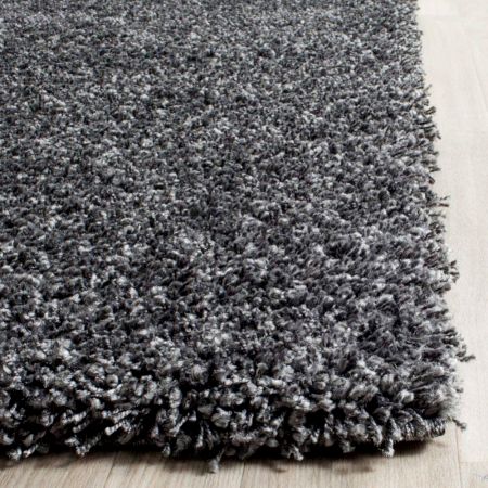 Elegant grey Shaggy Living Carpet